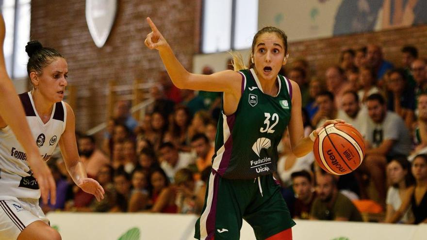 Conchi Satorre, en su época en el Unicaja.