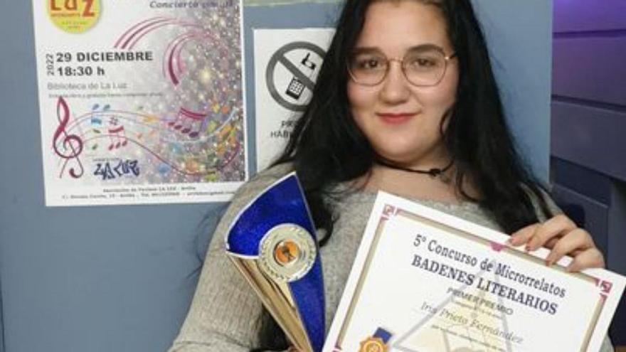 La alumna Iris Prieto logra el premio literario 500.º para el Luisa de Marillac