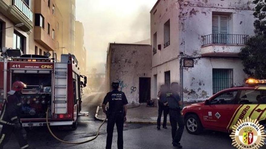 INCENDIO EN UNA CASA EN VINARÒS