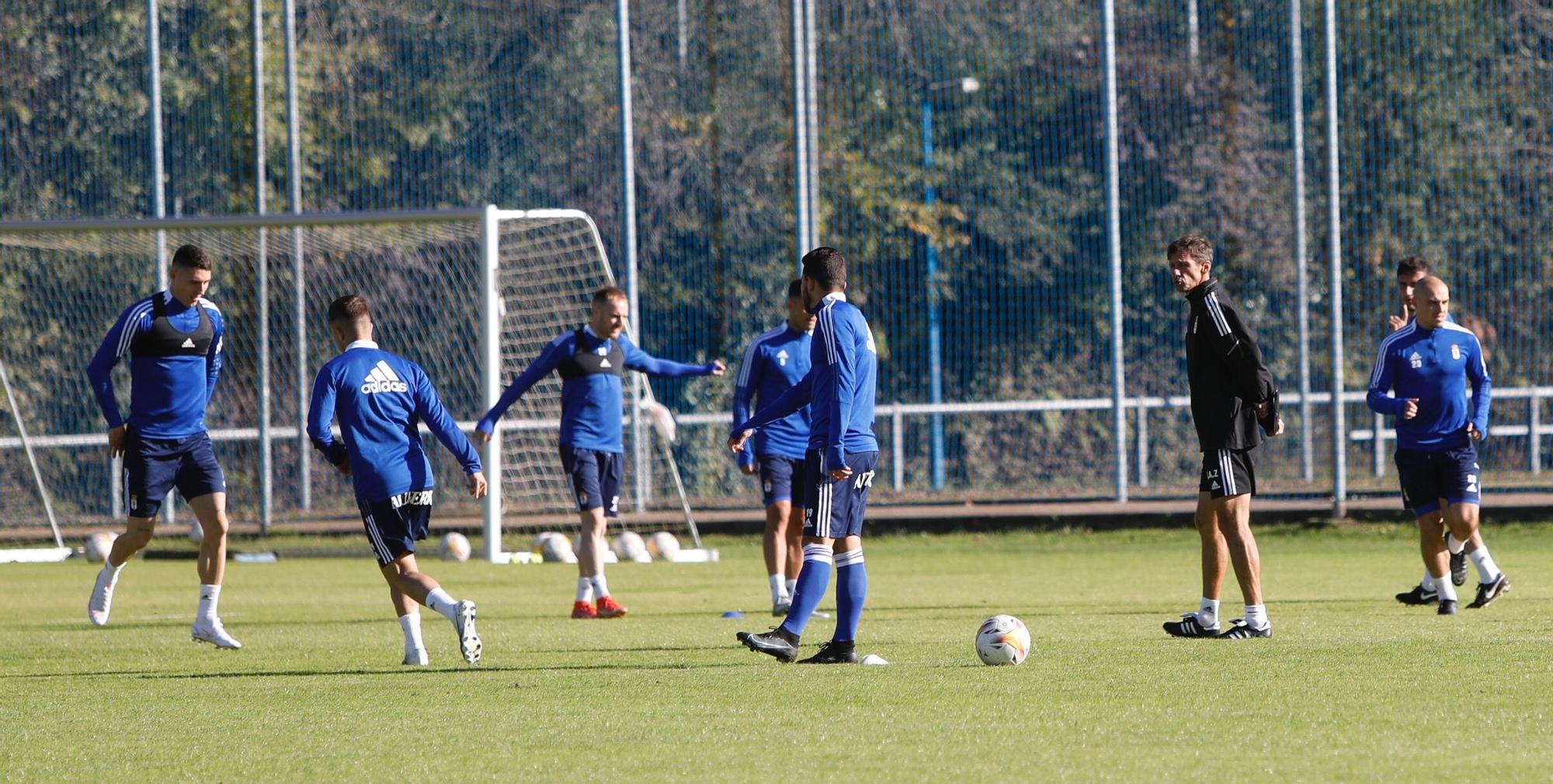 Las imágenes del entrenamiento del Oviedo