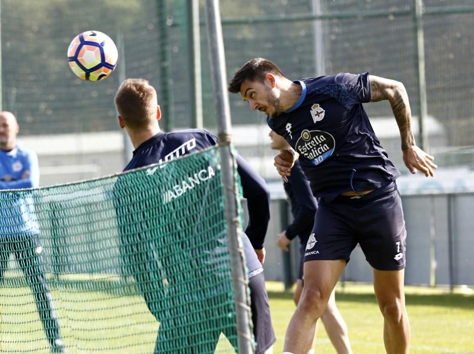 El Dépor prepara el duelo ante el Málaga