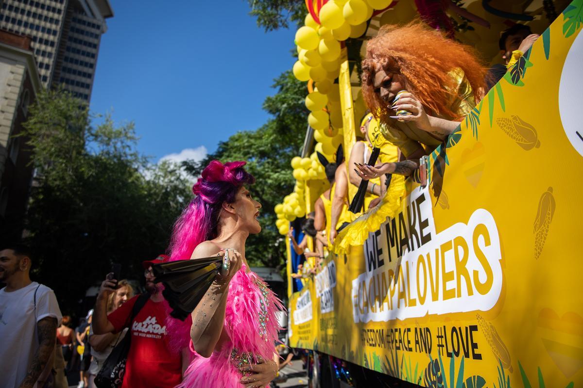 Manifestación del Día del Orgullo en Barcelona