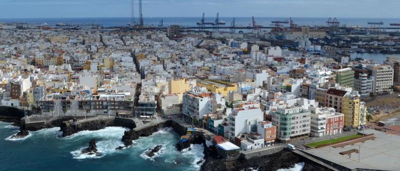 Vistas aéreas de Las Palmas de Gran Canaria. | | YAIZA SOCORRO