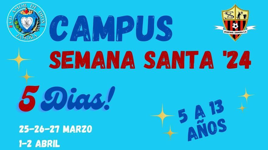 El campus de Semana Santa del Amor de Dios abre su plazo de inscripción