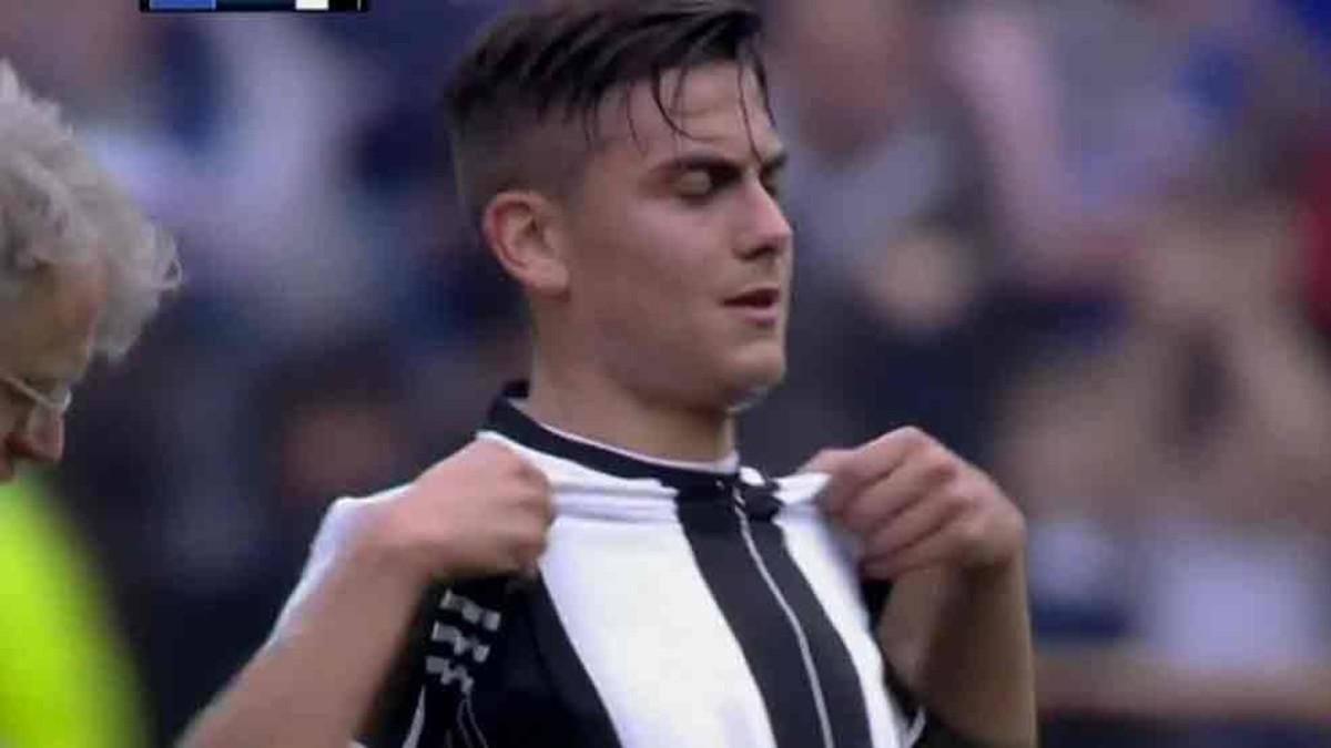 Dybala se lesionó ante la Samporia