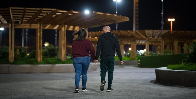 Nuevo tramo peatonal de la Avenida Marítima