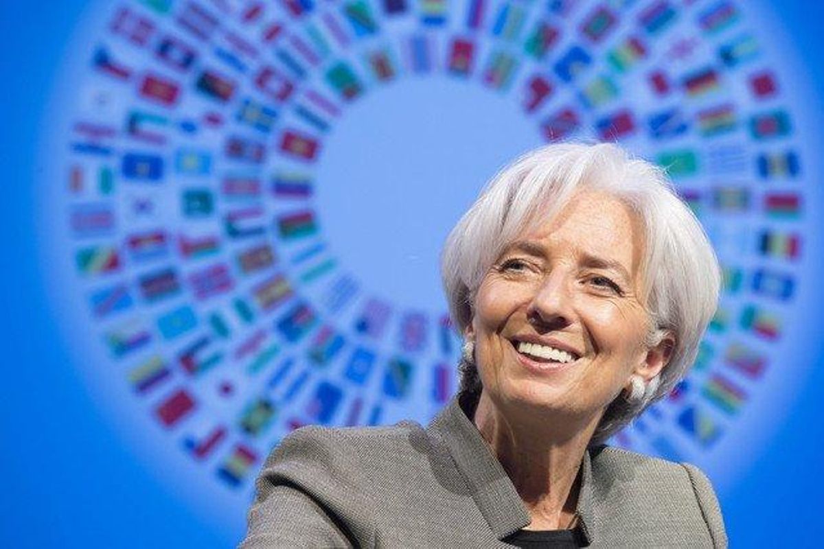  L’actual directora gerent de l’FMI, Christine Lagarde, aquest dijous a Washington.