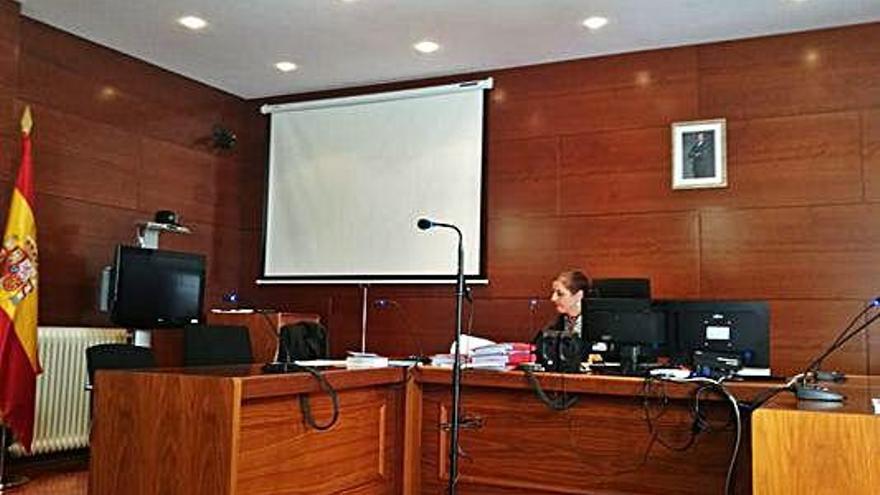 La magistrada de lo Penal durante un juicio.