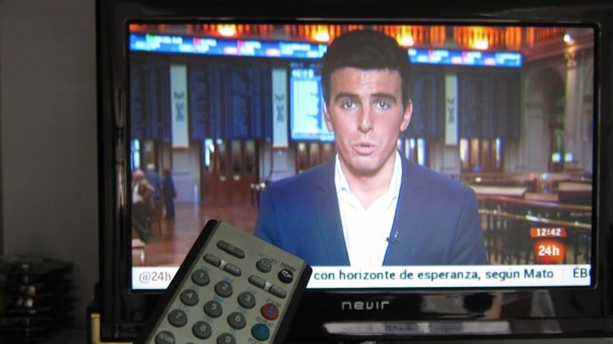 La imagen de un televisor.