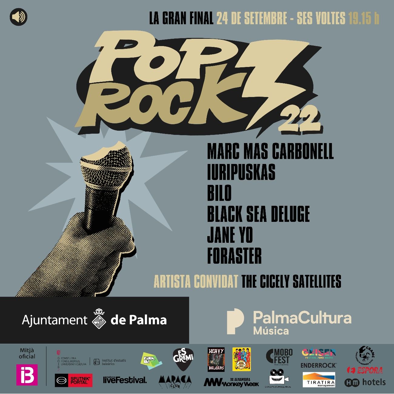 Cartel de la final del Pop Rock