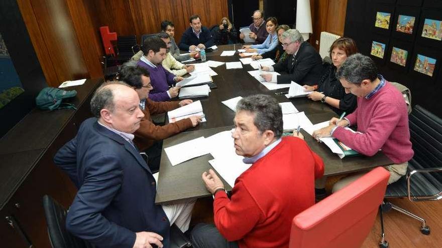 Reunión de ayer del Consello Económico y Social.  // Gustavo Santos