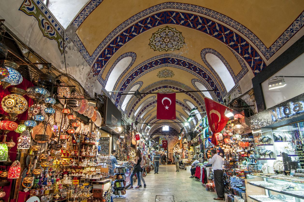 El Gran Bazar, Estambul, Turquía.