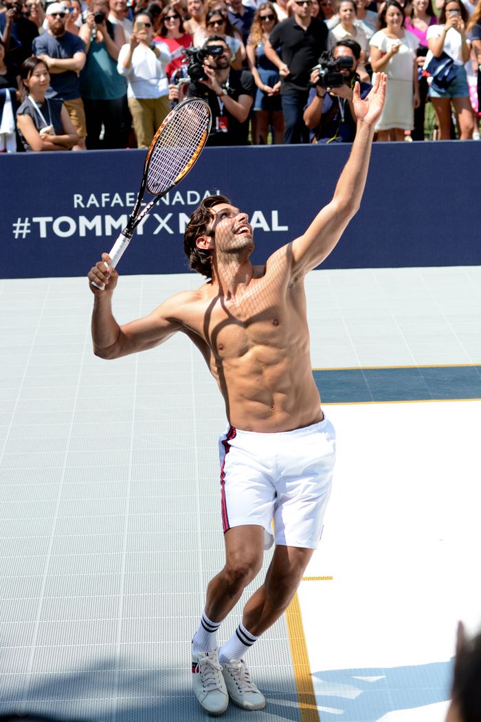 Rafa Nadal repite 'look' sin camiseta en Nueva York - Woman