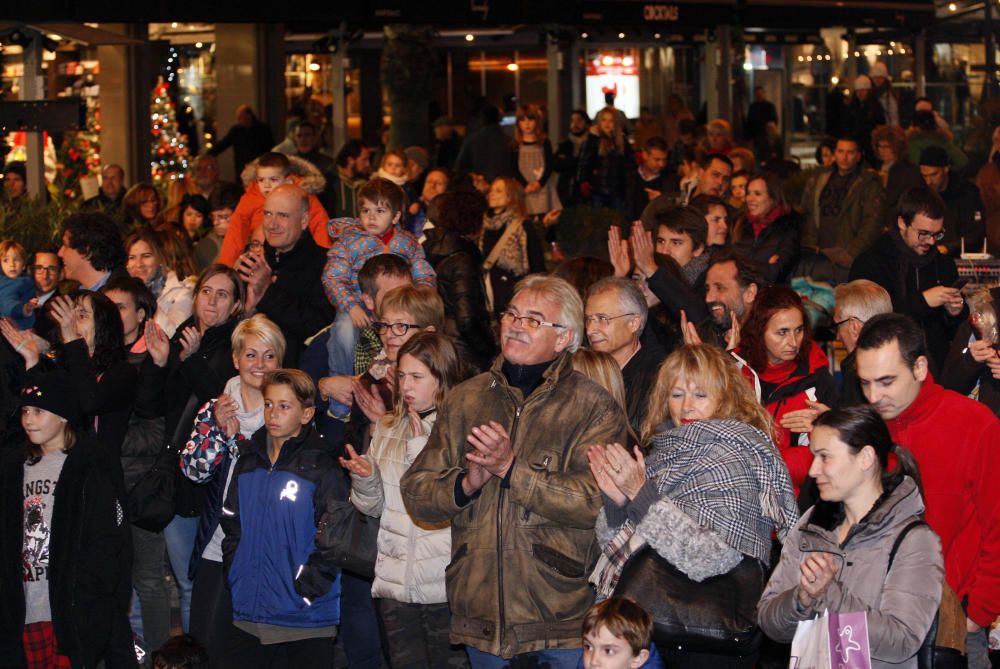 Encesa de llums de Nadal a Platja d'Aro amb els Pastorets Rock