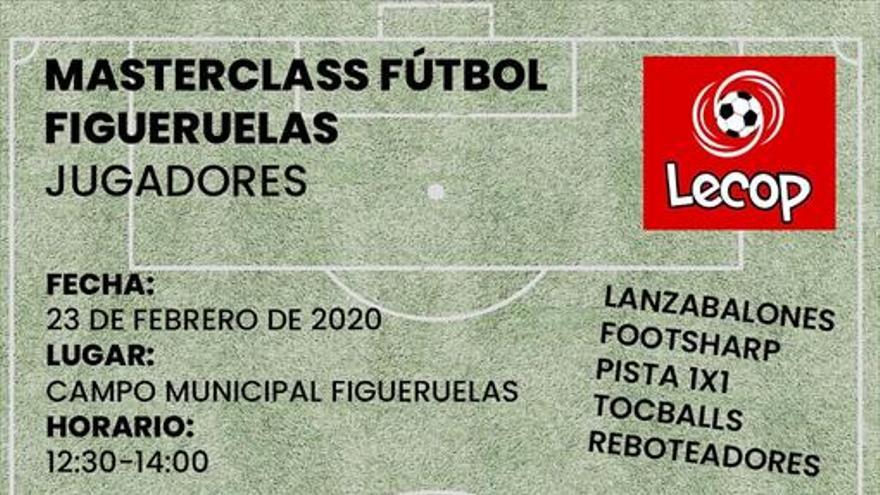 El 23 de febrero habrá una nuevas masterclass de fútbol con Lecop