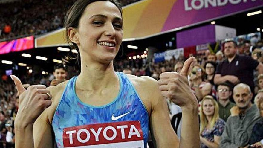 La triple campiona mundial de salt d&#039;alçada, Maria Lasitskene, no podrà reprentar Rússia als Jocs Olímpics.