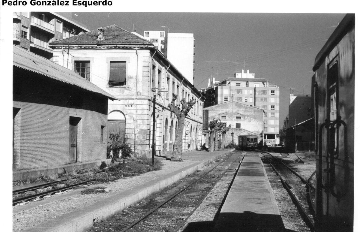 Estación de Dénia de la línea que llegaba a la capital de la Marina Alta desde Gandia, cuando todavía funcionaba la conexión ferroviaria.