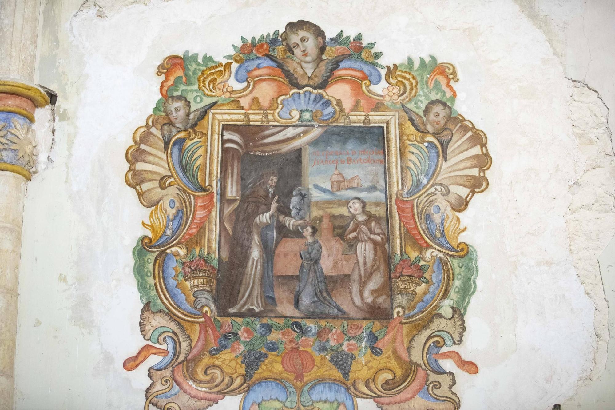 En busca de la financiación para restaurar las pinturas de la ermita de Sant Antonio en Bocairent