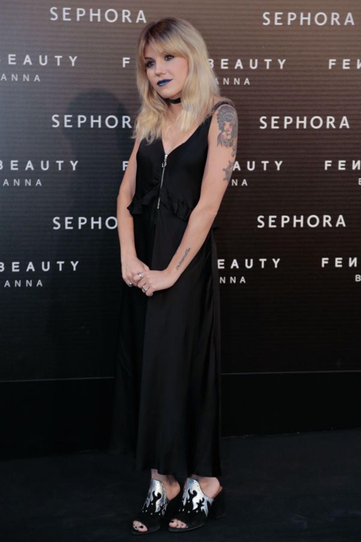 Angy en la presentación de Fenty Beauty