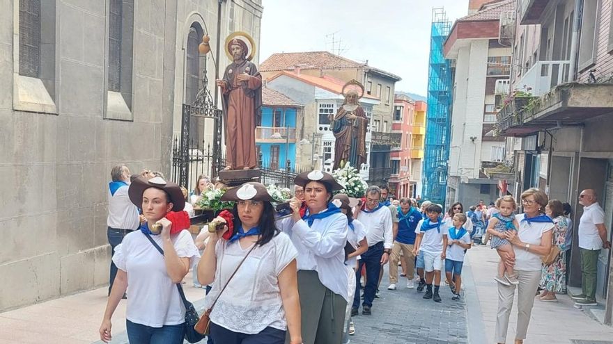 Procesión en una pasada edición de la festividad.