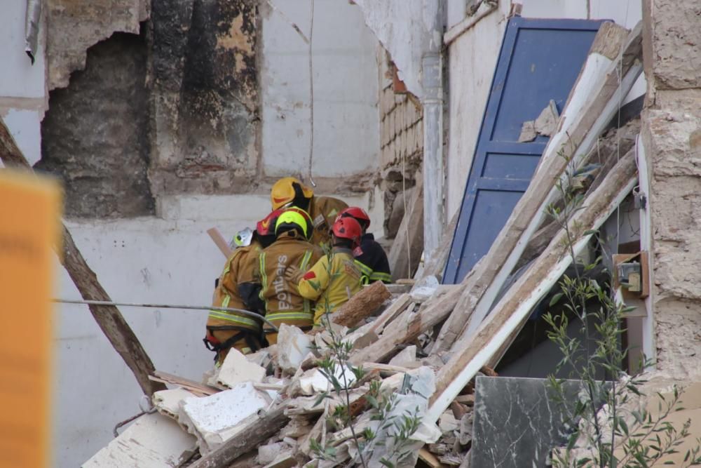 Aparece muerta la mujer desaparecida en el derrumbe de un edificio en Alcoy