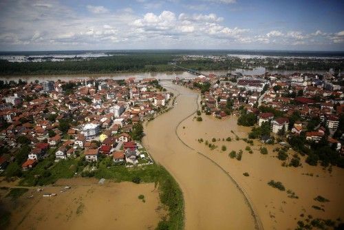 Devastadoras inundaciones en los Balcanes.