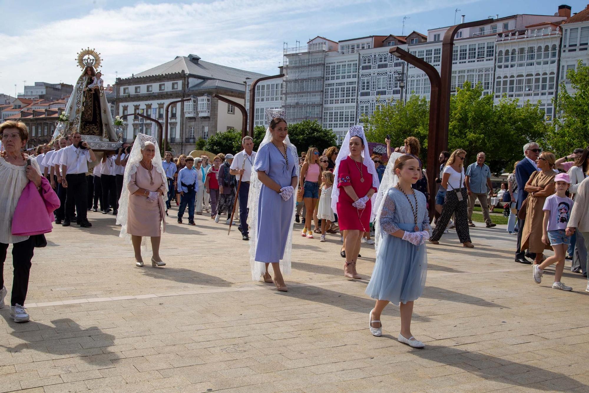 Los marineros de A Coruña celebran la festividad de la Virgen del Carmen