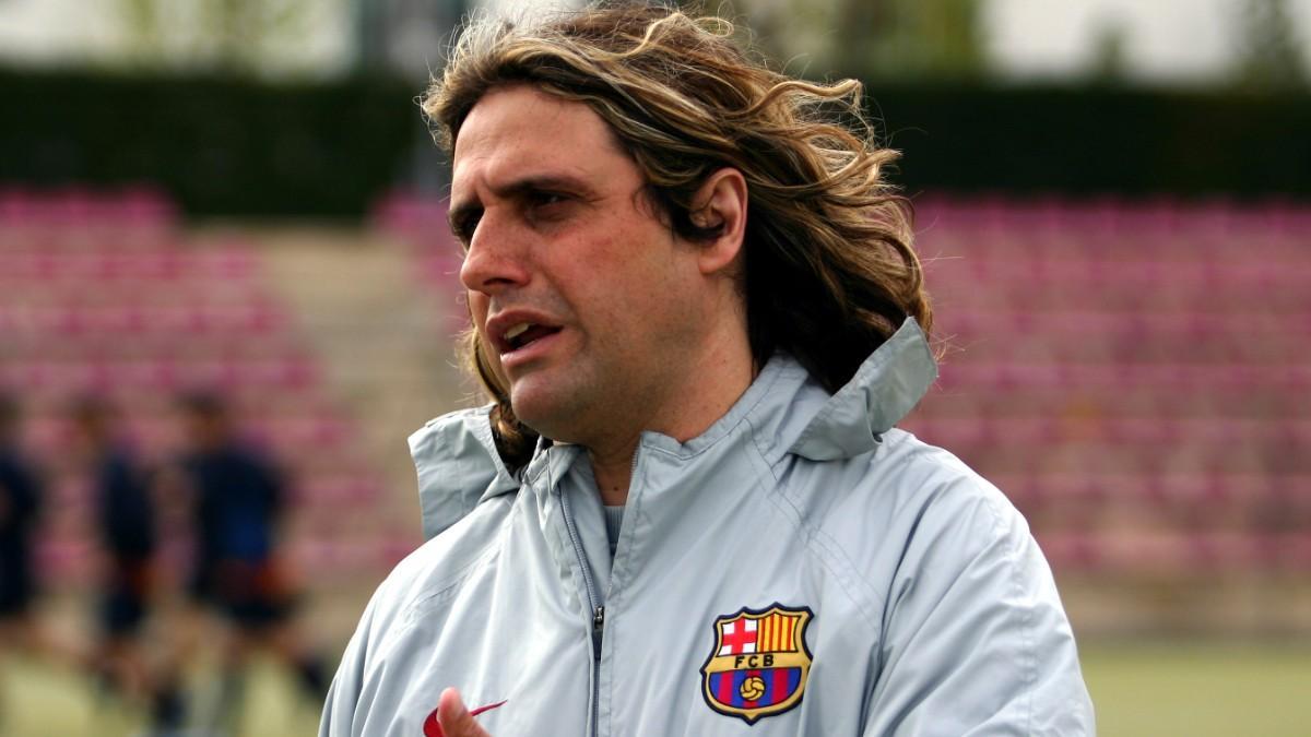 Guillermo Hoyos creció como entrenador en el fútbol formativo del Barça