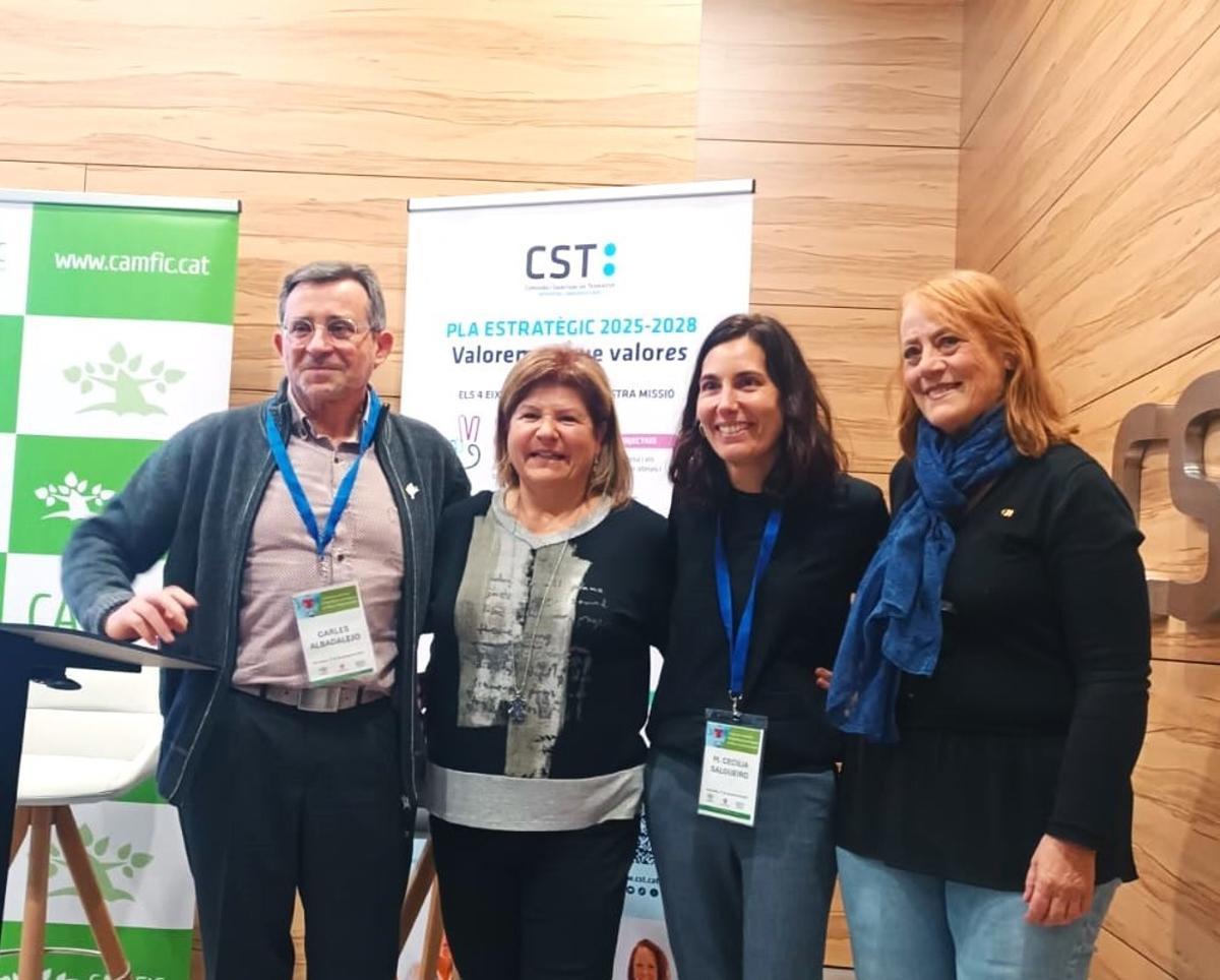 Recollida del premi de la CAMFIC