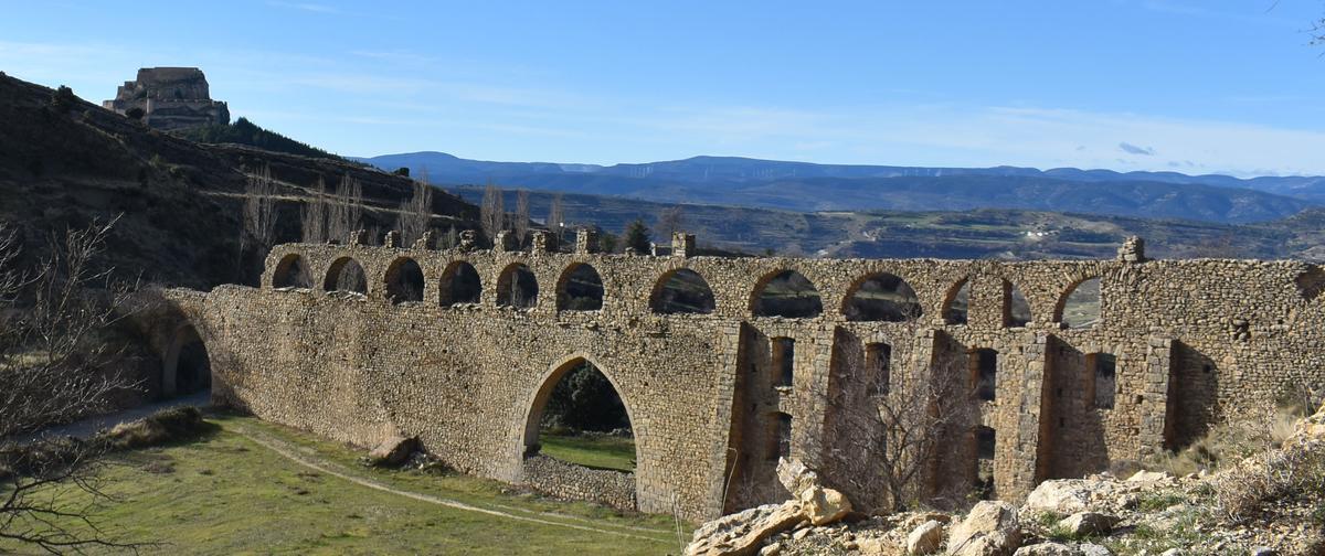 El impresionante acueducto del siglo XIV será objeto de una futura rehabilitación