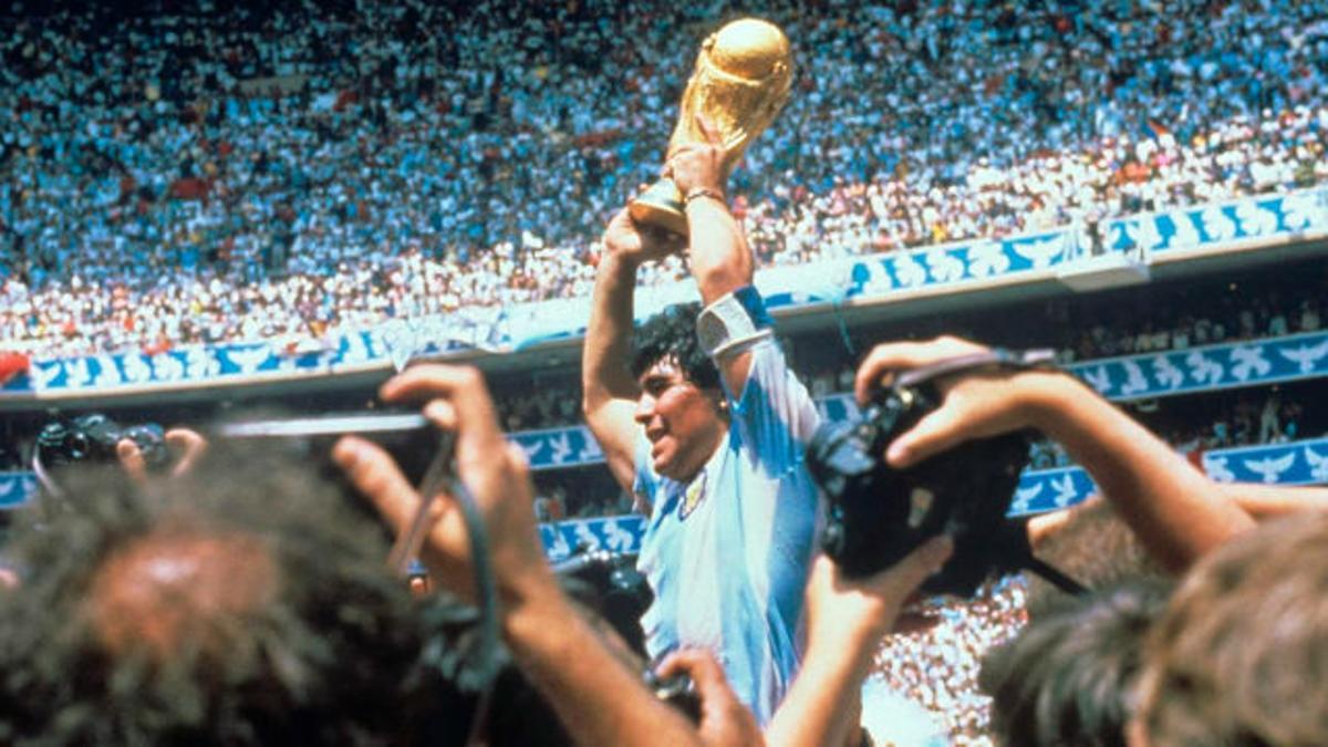 La exhibición de Maradona en México 86' que te pondrá la piel de gallina