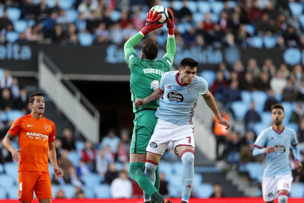 La galería de imágenes del empate entre el Celta y el Málaga en Balaídos