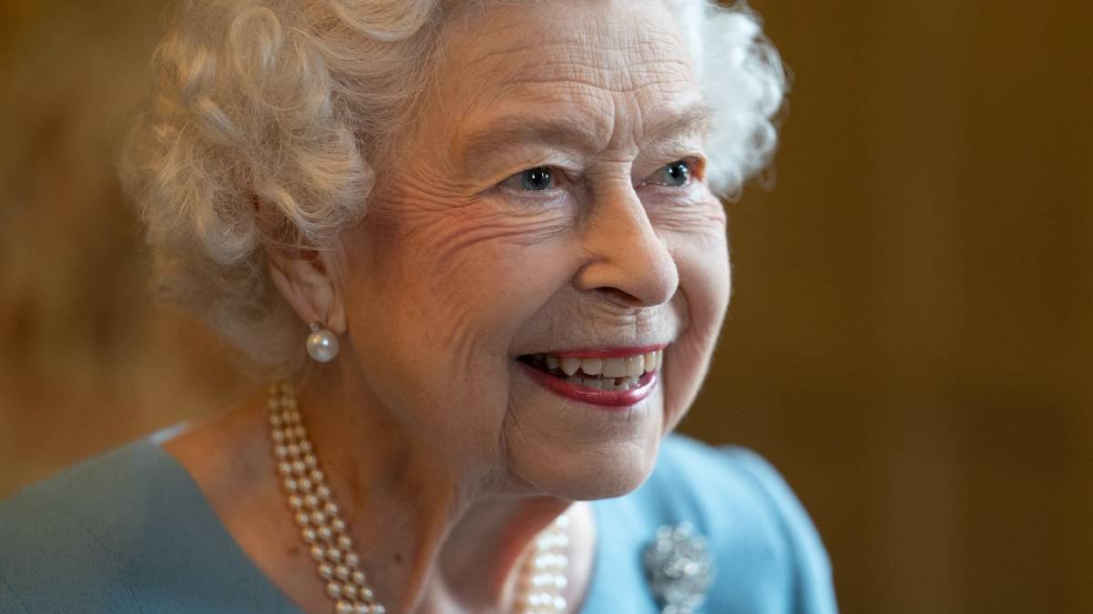 La reina Isabel II en la celebración de sus 70 años en el trono