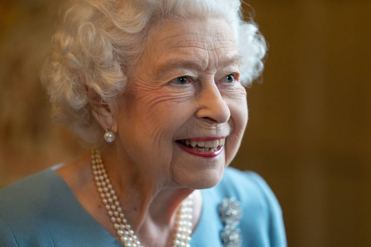 La reina Isabel II en la celebración de sus 70 años en el trono