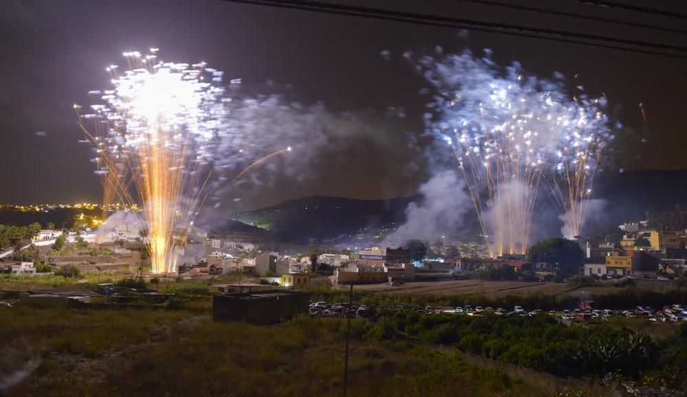 Fuegos artificiales. Fiestas de San Lorenzo