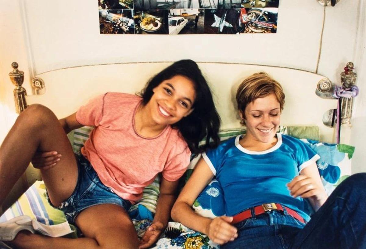 Rosario Dawson y Chloë Sevigny en 'Kids'.