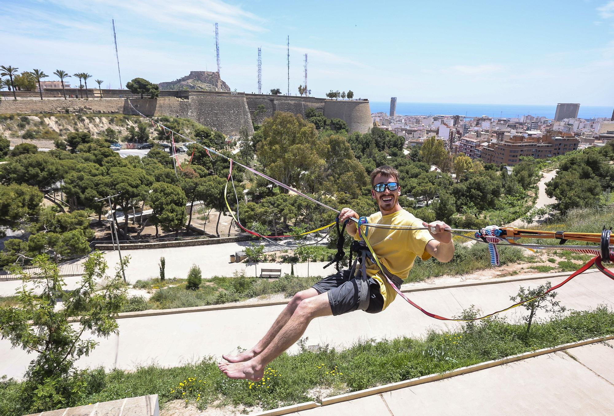 Highline en el Monte Tossal