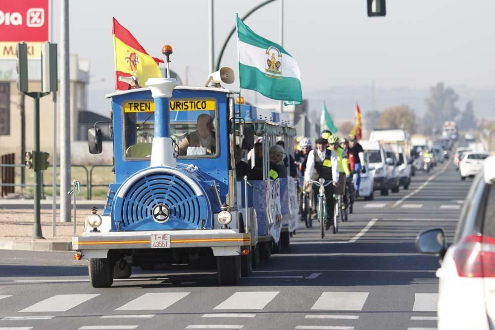 Caravana por el tren de cercanías. No pases de mi.