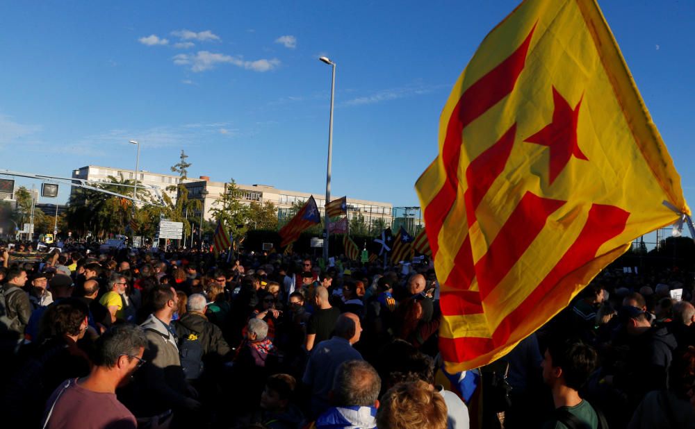 Protestas en los Premios Princesa de Girona