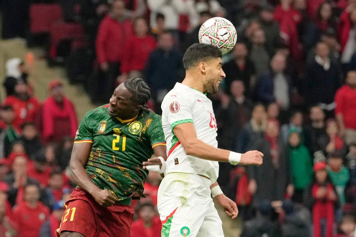 Etta Eyong apenas participó en el duelo de cuartos de la Copa África frente a Marruecos