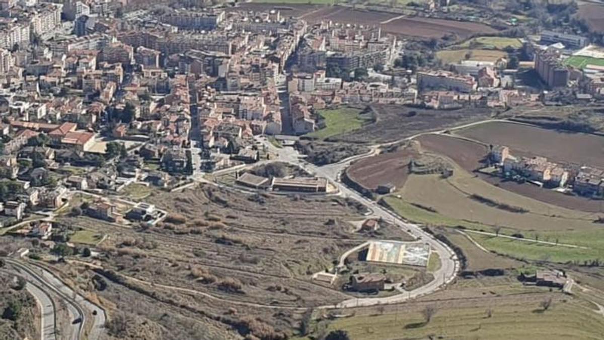 Vista general de l'espai que s'ha d'urbanitzar, en una imatge d'arxiu