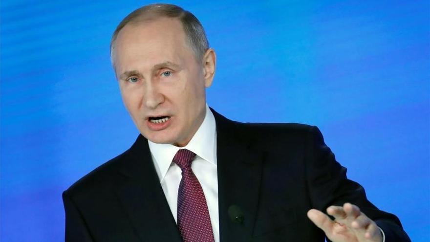 Putin saca pecho y muestra a los legisladores rusos un misil nuclear capaz de superar cualquier escudo