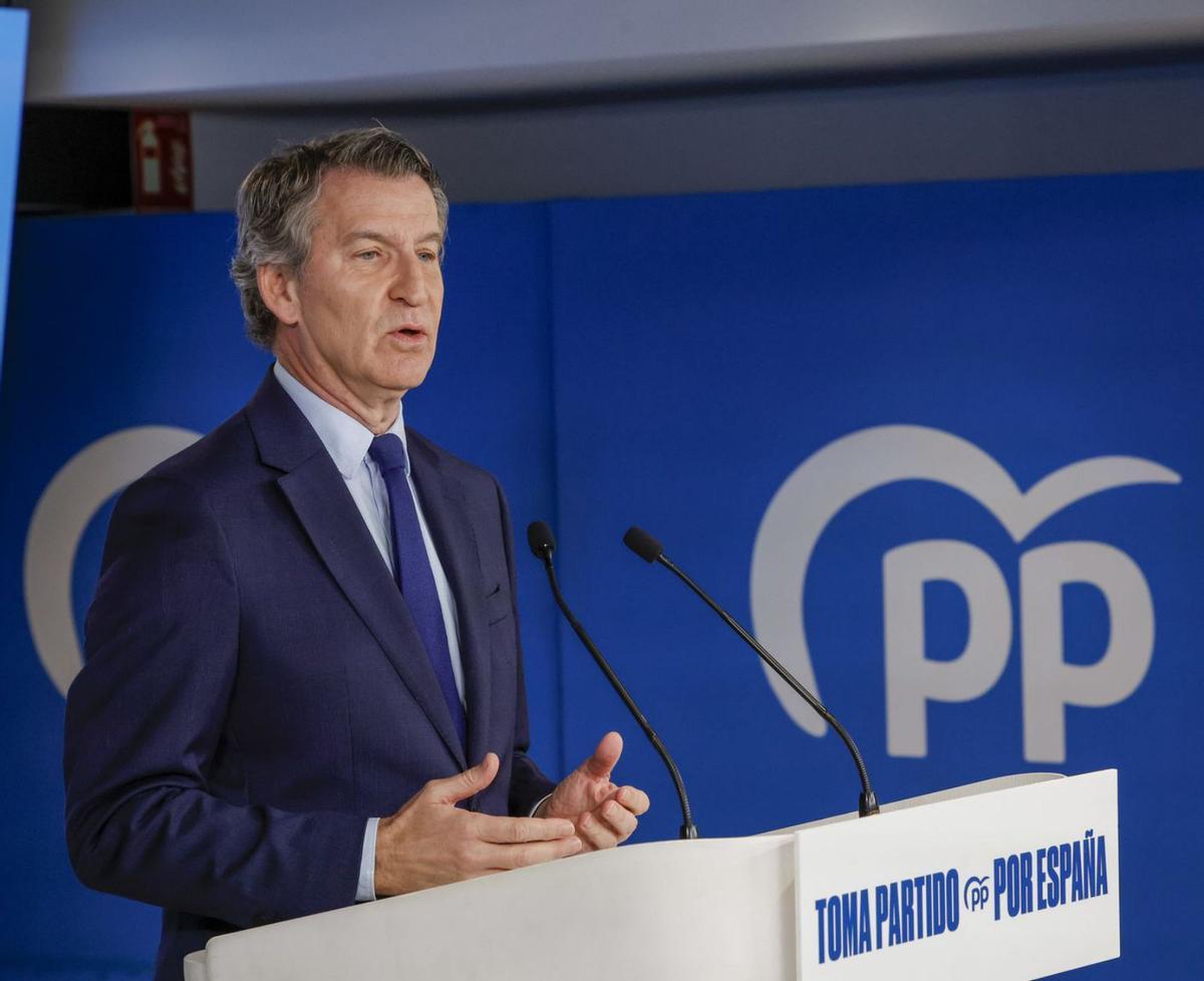 Feijóo busca forçar un acord sense quitacions ni bilateralitat