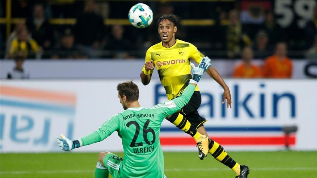 Aubameyang logró uno de los goles del Dortmund en la Supercopa de Alemania