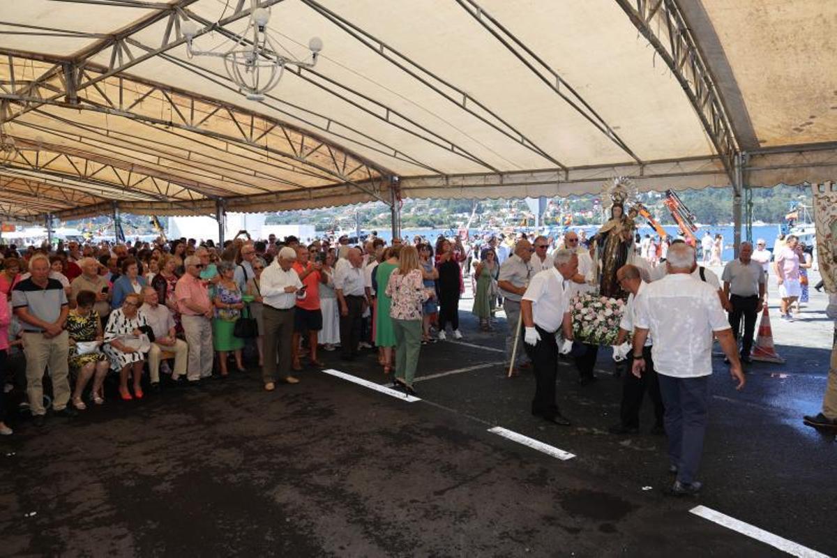 Aldán recupera su fervor por la Virgen del Carmen