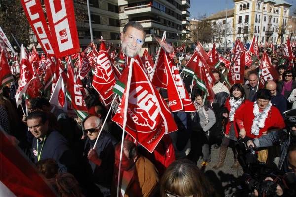 Manifestación contra la reforma laboral en Córdoba