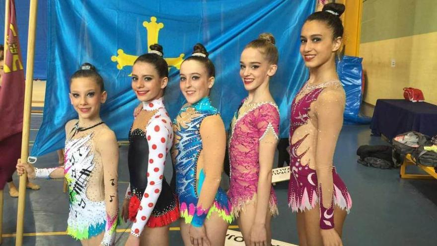 Asturias, quinta en el Campeonato de España escolar de rítmica