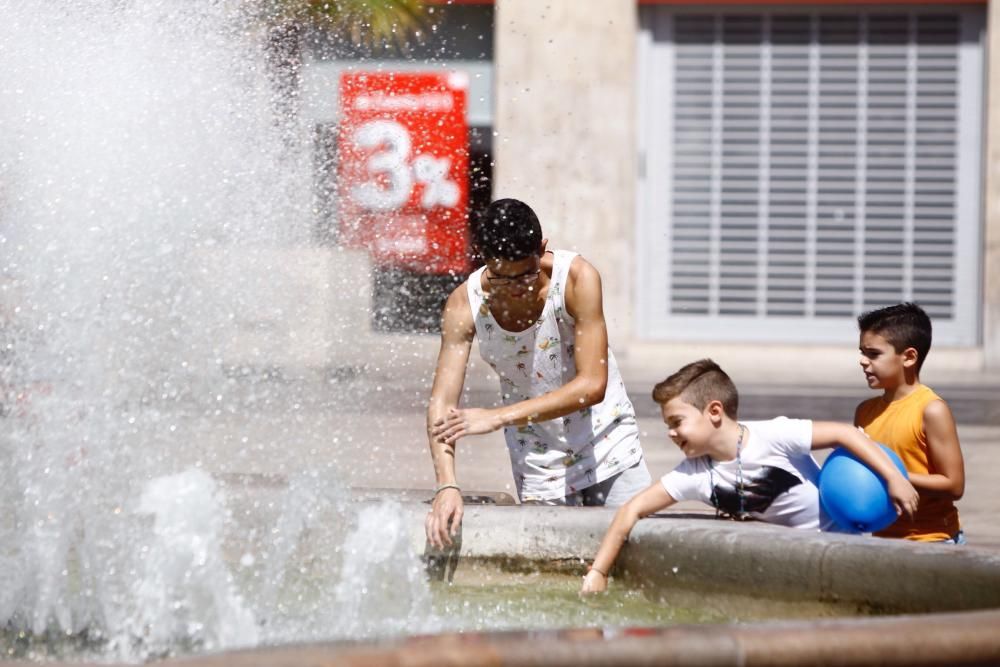 Finde de fuerte calor en Valencia