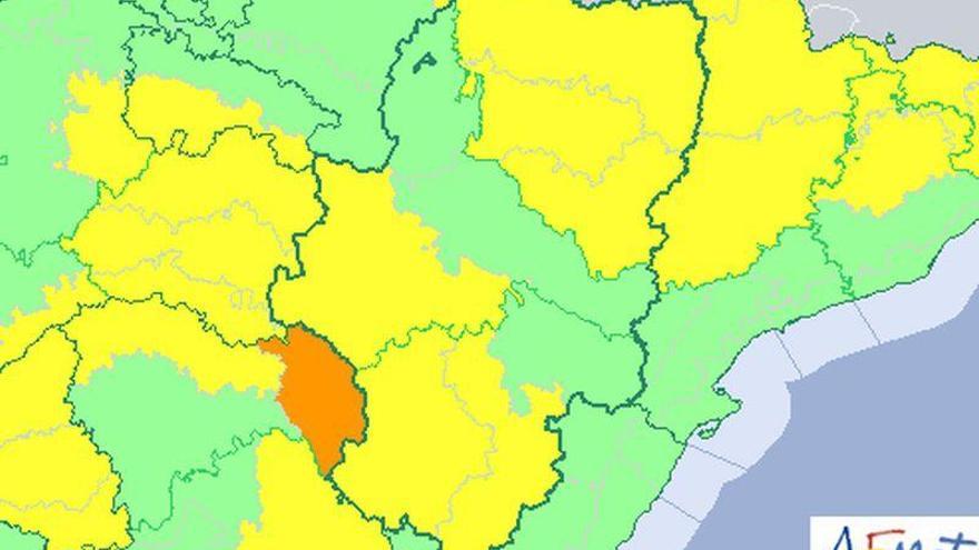 Heladas generalizadas y rachas de viento muy fuerte en el Pirineo