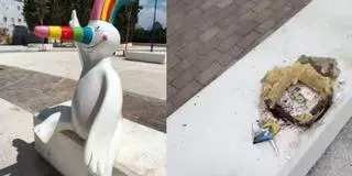 Roban la estatua de Curro que el Ayuntamiento instaló hace un mes en la Puerta de la Barqueta
